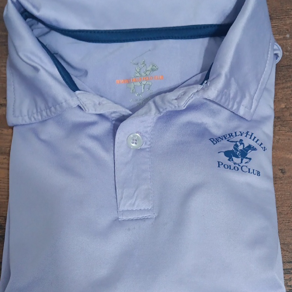 Beverly Hills Polo Club Kids Light Blue Polo Shirt
